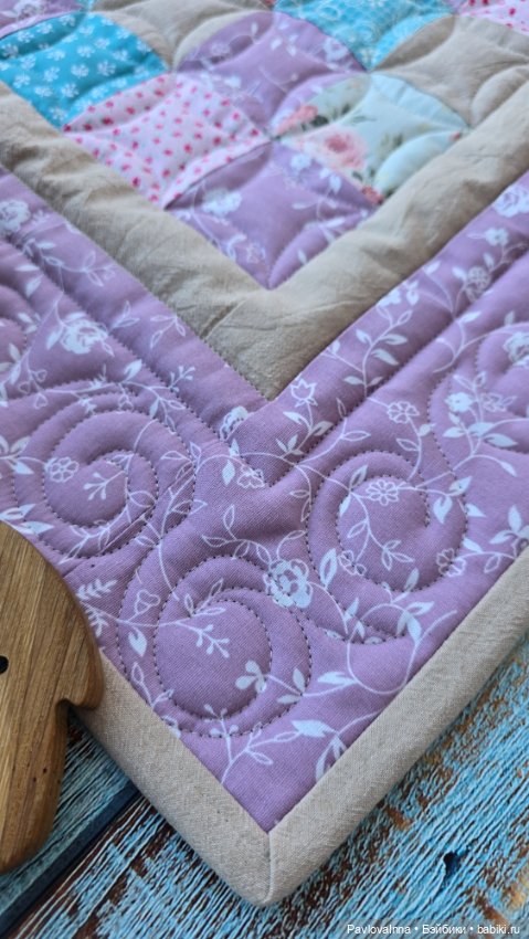 Лоскутный комплект "Сиреневая дымка" (фото 2)