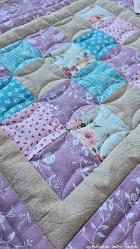 Лоскутный комплект "Сиреневая дымка" (фото 4)