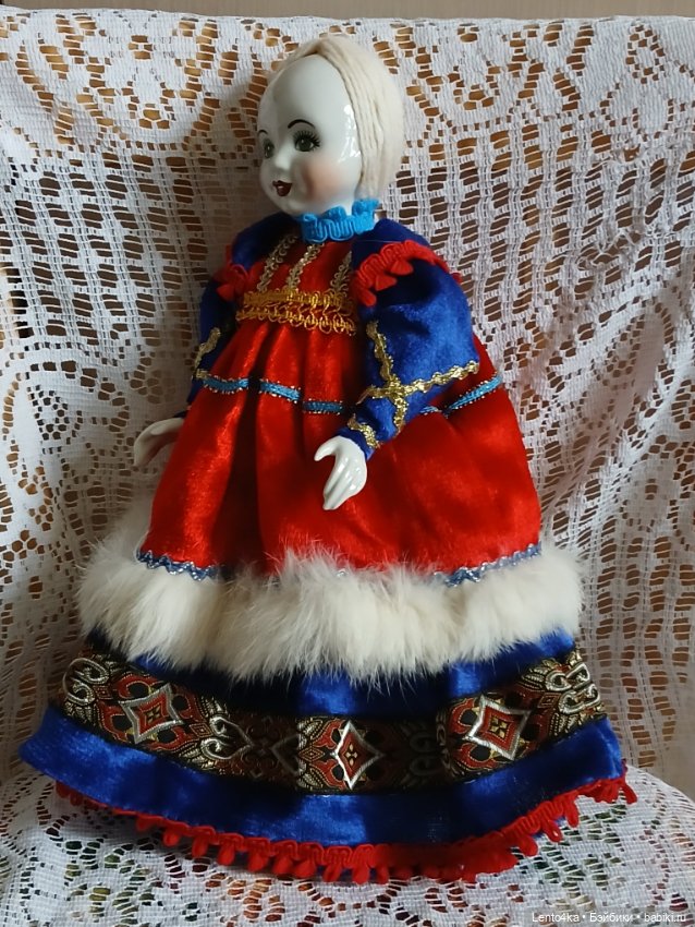 Кукла в русском костюме — Фарфоровые куклы (фото 7)