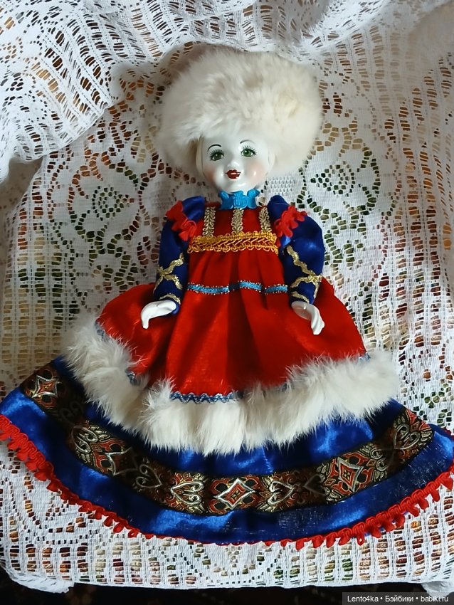 Кукла в русском костюме — Фарфоровые куклы (фото 8)