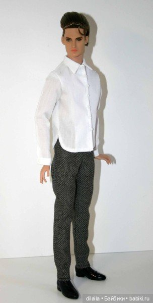 Выкройка PDF в натуральную величину / рубашка, джемпер, брюки для куклы-мужчины Integrity Monarch (фото 4)