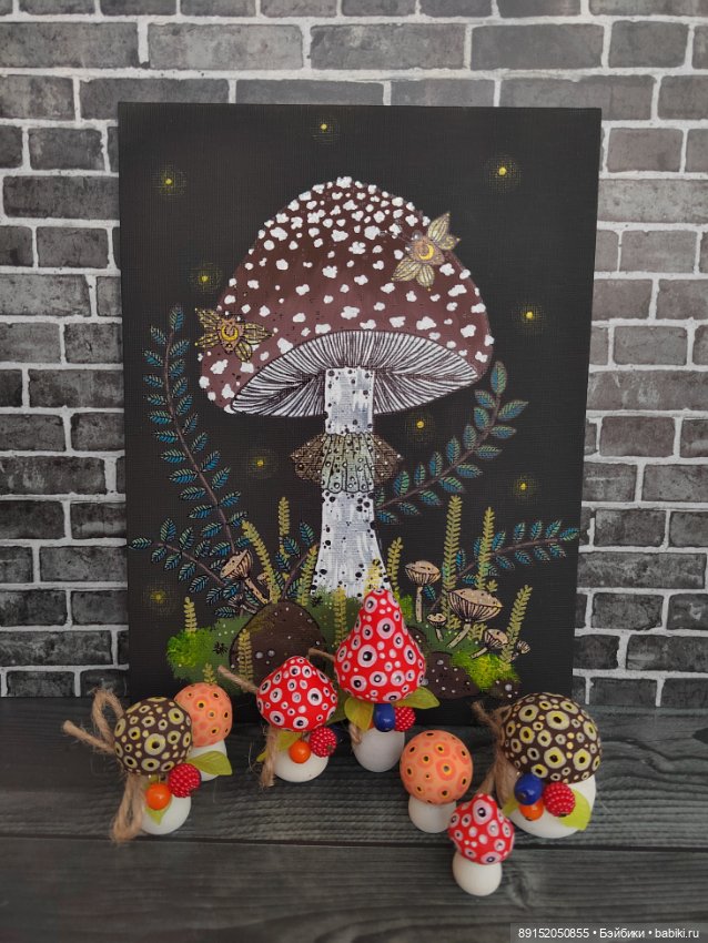 Грибочки в коробочке)Деревянные чудеса (фото 5)