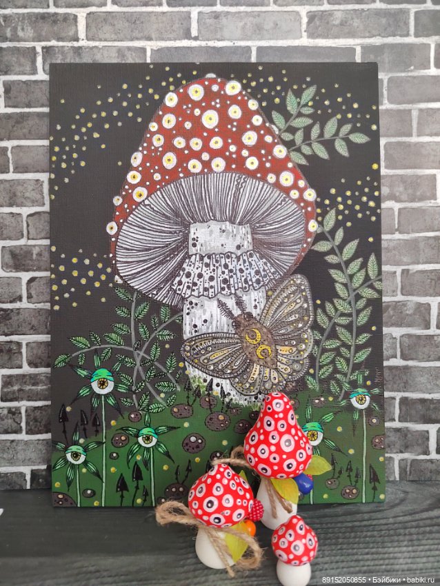 Грибочки в коробочке)Деревянные чудеса (фото 7)