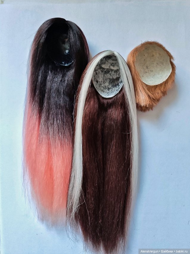 Парики альпака 11.5-12 для авт.кукол (фото 4)