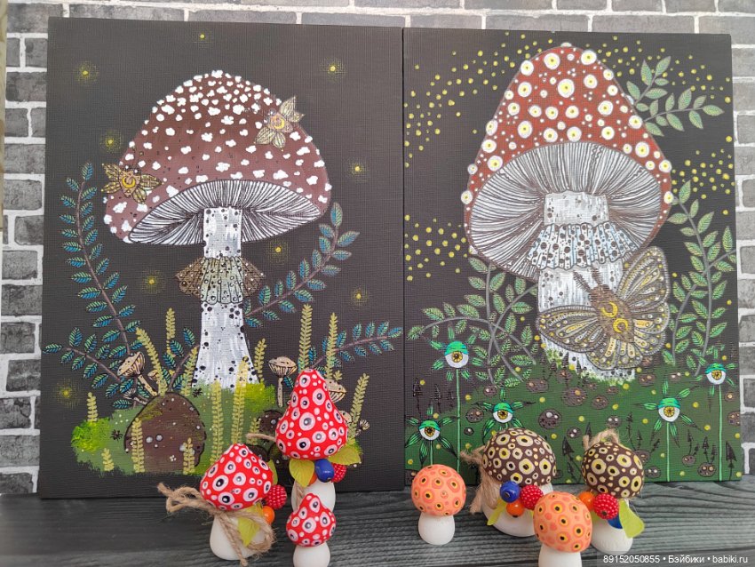 Грибочки в коробочке)Деревянные чудеса (фото 6)