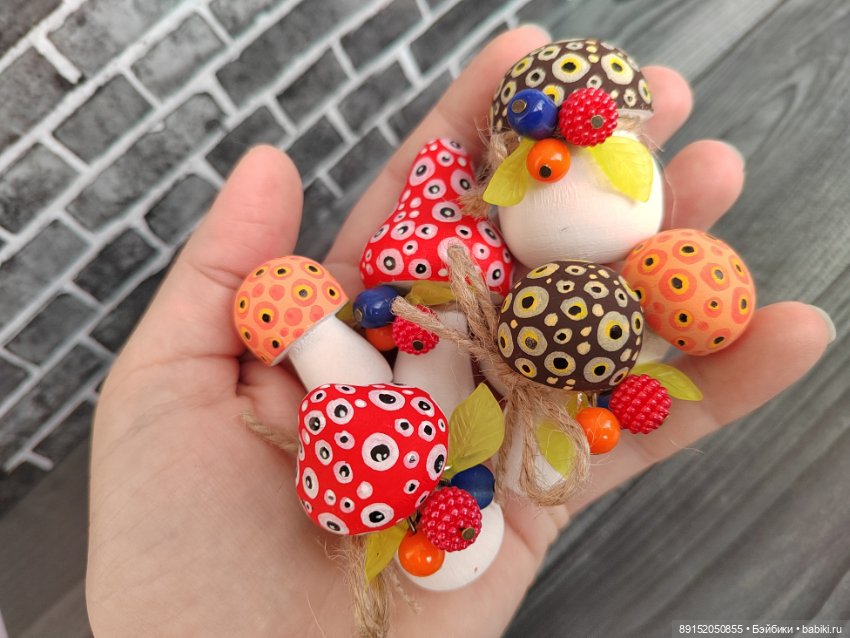 Грибочки в коробочке)Деревянные чудеса (фото 3)