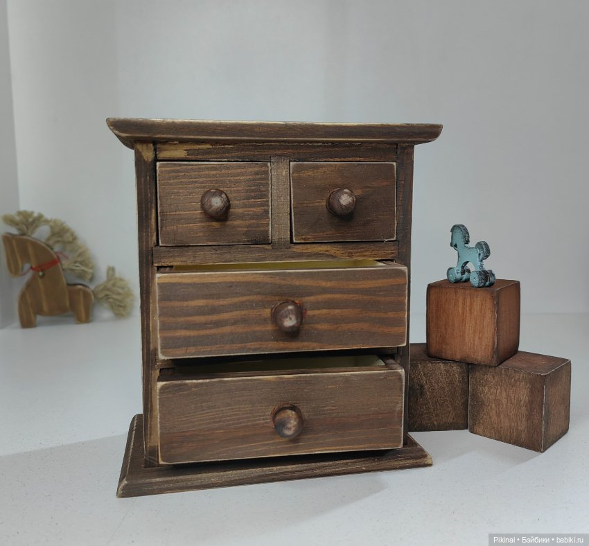 Комод) — Кукольная мебель (фото 3)