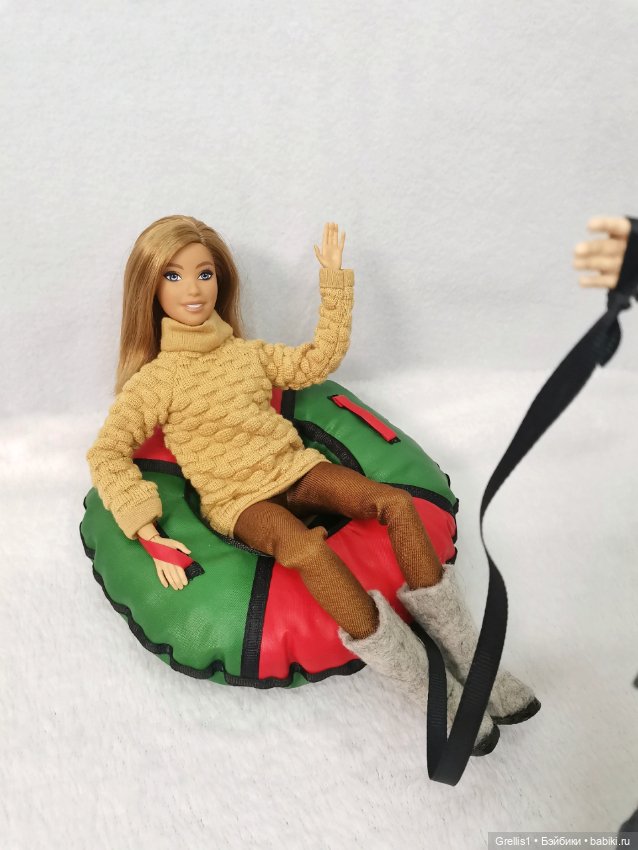 Плюшка, ватрушка, тюбинг для кукол 1/6 (фото 2)