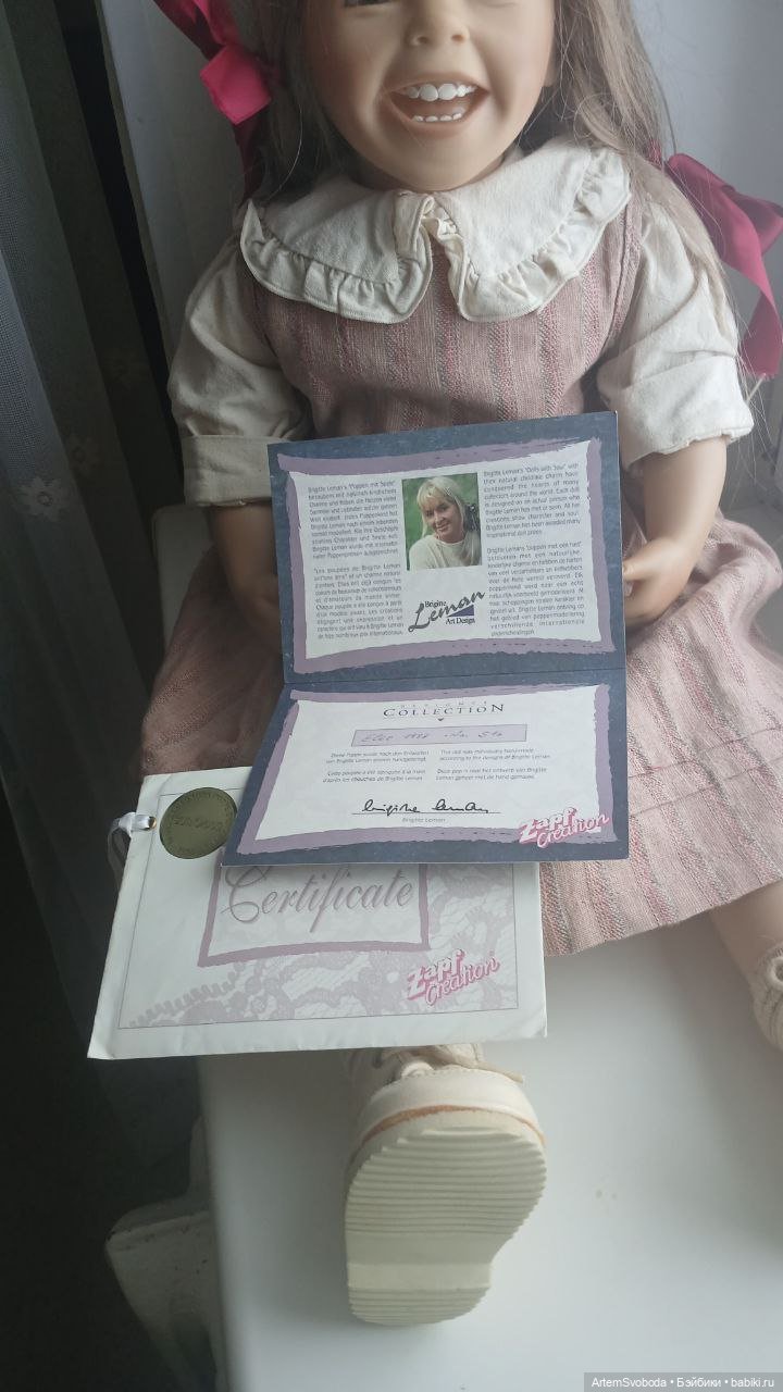 Кукла Эльза от Brigitte Leman (фото 4)