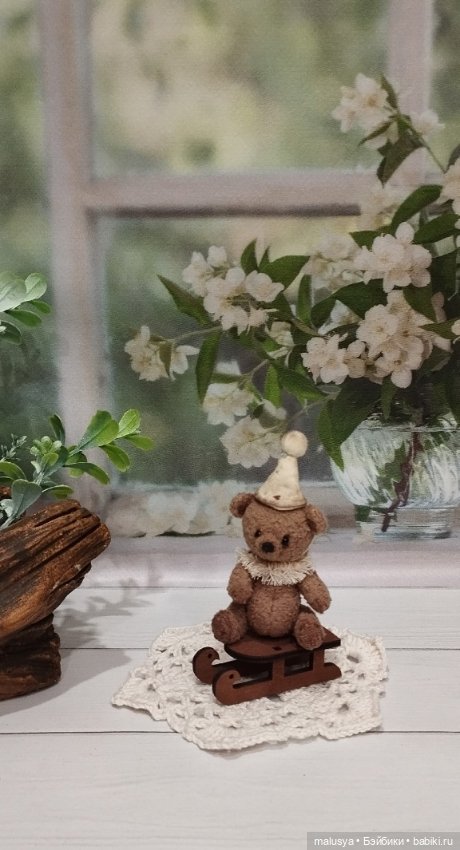 Мишка Тедди,игрушка для куклы (фото 2)