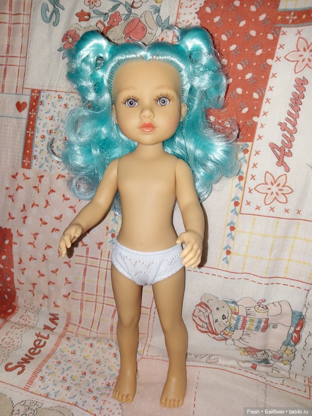 Каталина Mariquita Perez бирюза кукла #2 винил 32 см (фото 9)