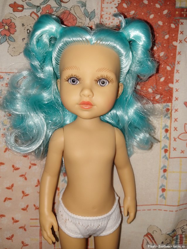 Каталина Mariquita Perez бирюза кукла #2 винил 32 см (фото 2)