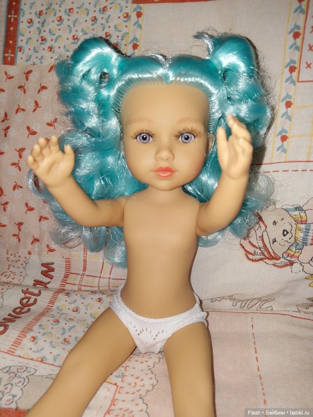 Каталина Mariquita Perez бирюза кукла #2 винил 32 см (фото 8)