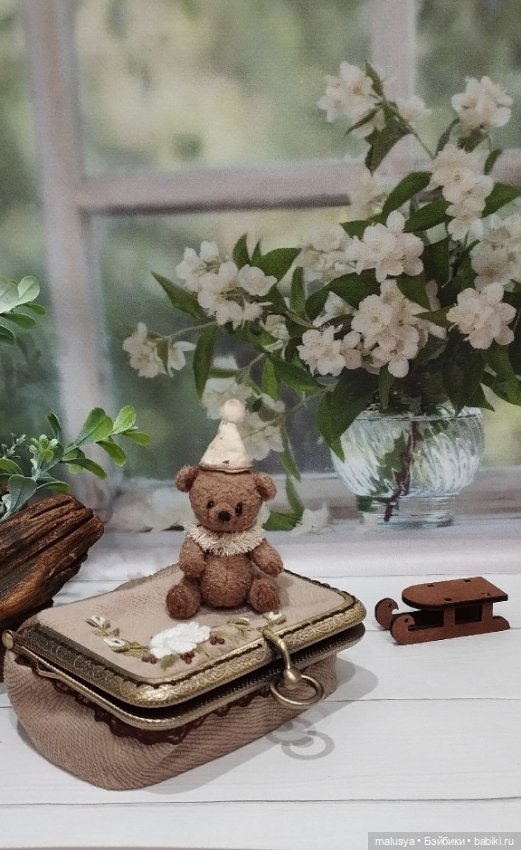 Мишка Тедди,игрушка для куклы (фото 6)