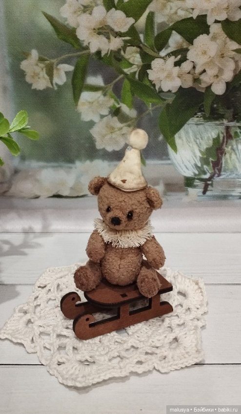 Мишка Тедди,игрушка для куклы (фото 3)