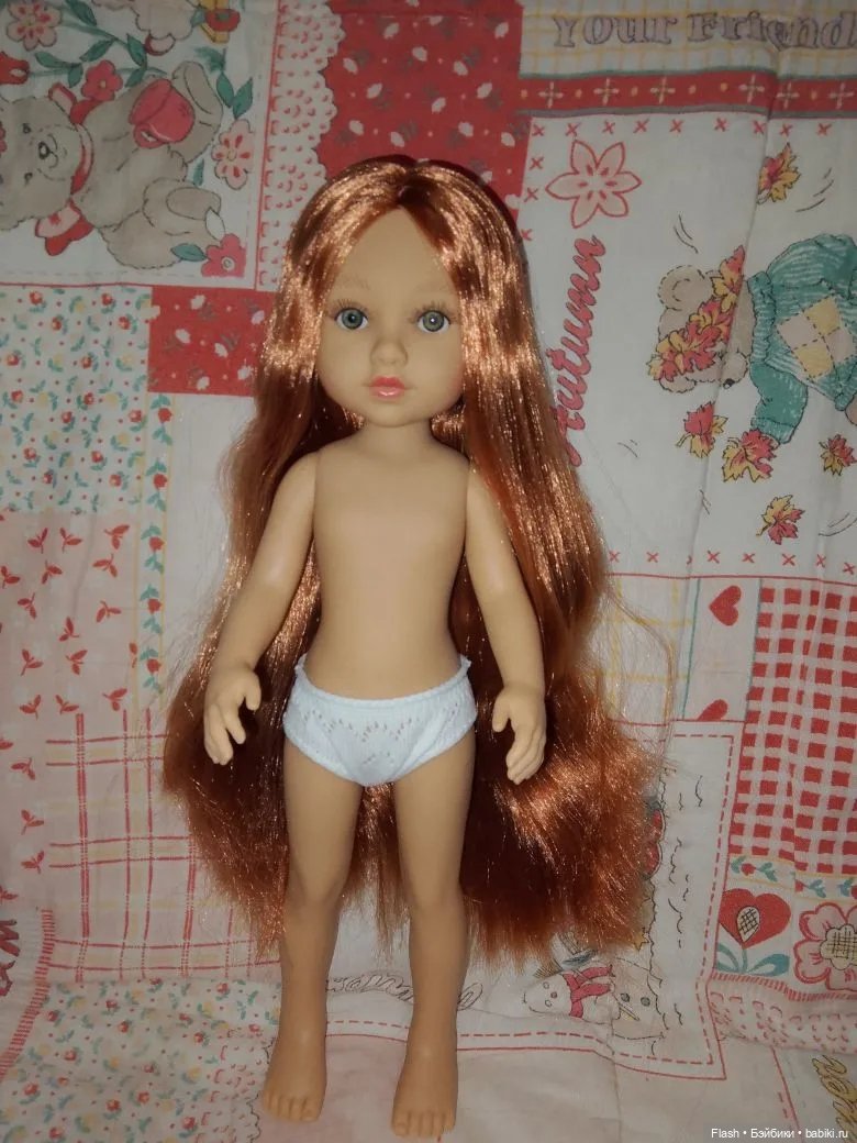 Каталина Mariquita Perez кукла рапунцель рыжик винил 32 см