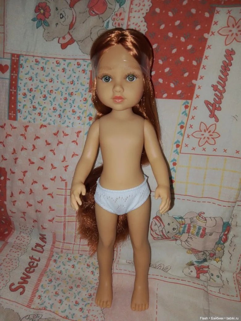 Каталина Mariquita Perez кукла рапунцель рыжик винил 32 см (фото 7)