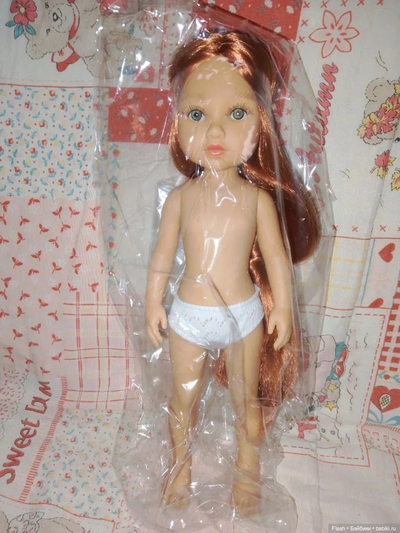 Каталина Mariquita Perez кукла рапунцель рыжик винил 32 см (фото 6)