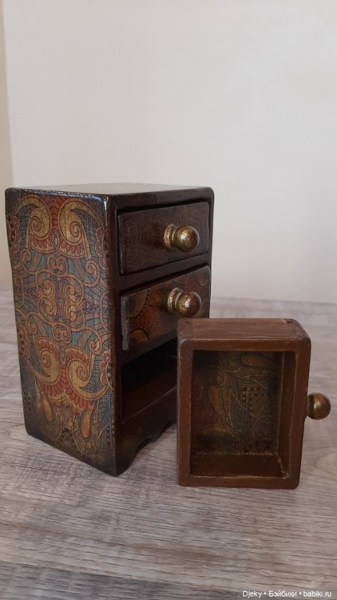 Комод — Кукольная мебель (фото 5)