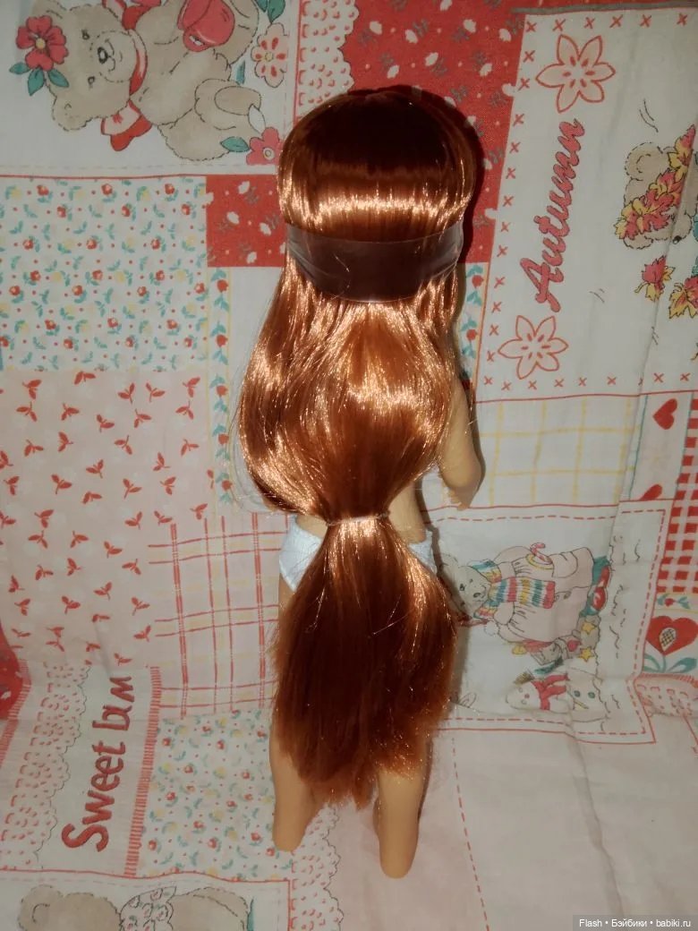 Каталина Mariquita Perez кукла рапунцель рыжик винил 32 см (фото 9)