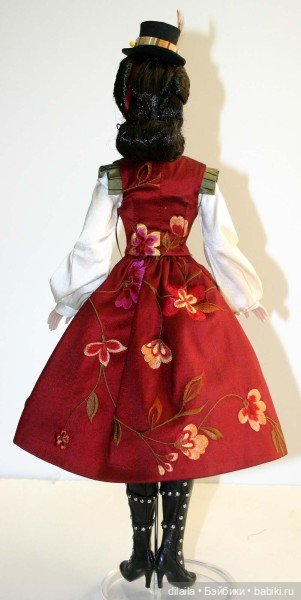 Выкройка PDF в натуральную величину / жакет, блузка, юбка, панталоны для куклы Джин Маршалл 40 см (фото 4)