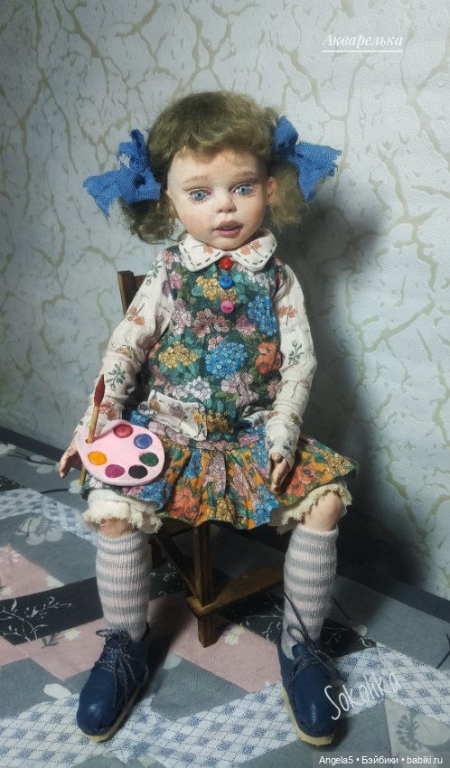 Акварелька — Авторские куклы