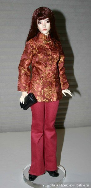 Выкройка PDF в натуральную величину / брюки-клеш, топ и жакет для куклы Iplehouse FID 45 см (фото 4)