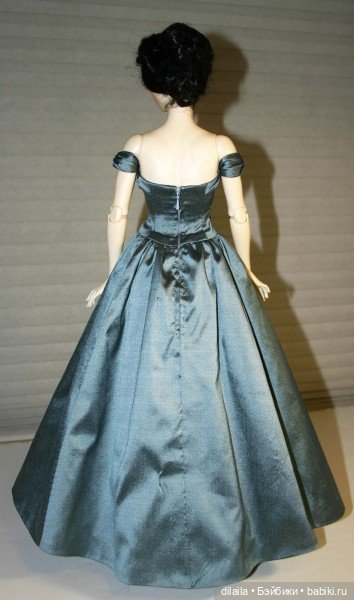 Выкройка PDF в натуральную величину / длинное платье для куклы Iplehouse FID 45 см (фото 5)