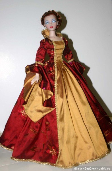 Выкройка PDF в натуральную величину / платье с каскадными рукавами для куклы Джин Маршалл 40 см (фото 3)