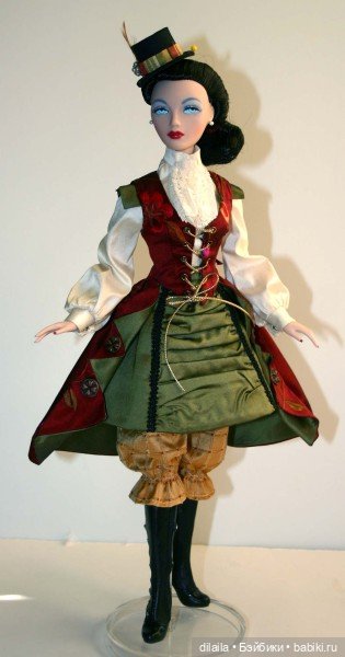 Выкройка PDF в натуральную величину / жакет, блузка, юбка, панталоны для куклы Джин Маршалл 40 см (фото 5)