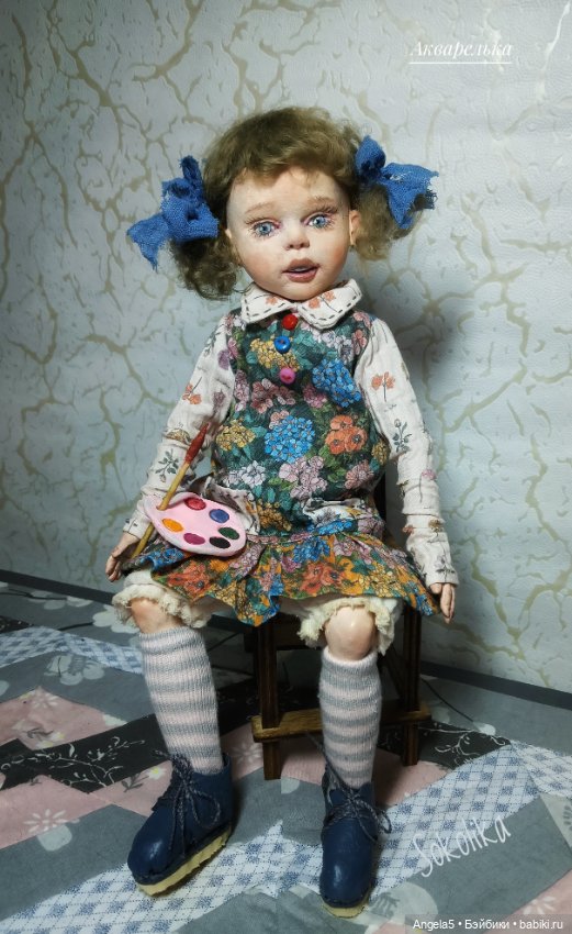 Акварелька — Авторские куклы (фото 5)
