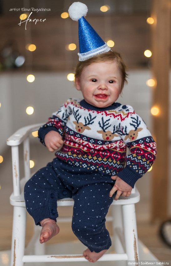 Кукла реборн Harper — Куклы реборн (фото 8)