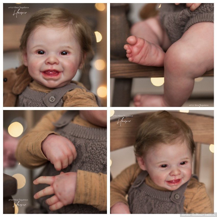 Кукла реборн Harper — Куклы реборн (фото 7)