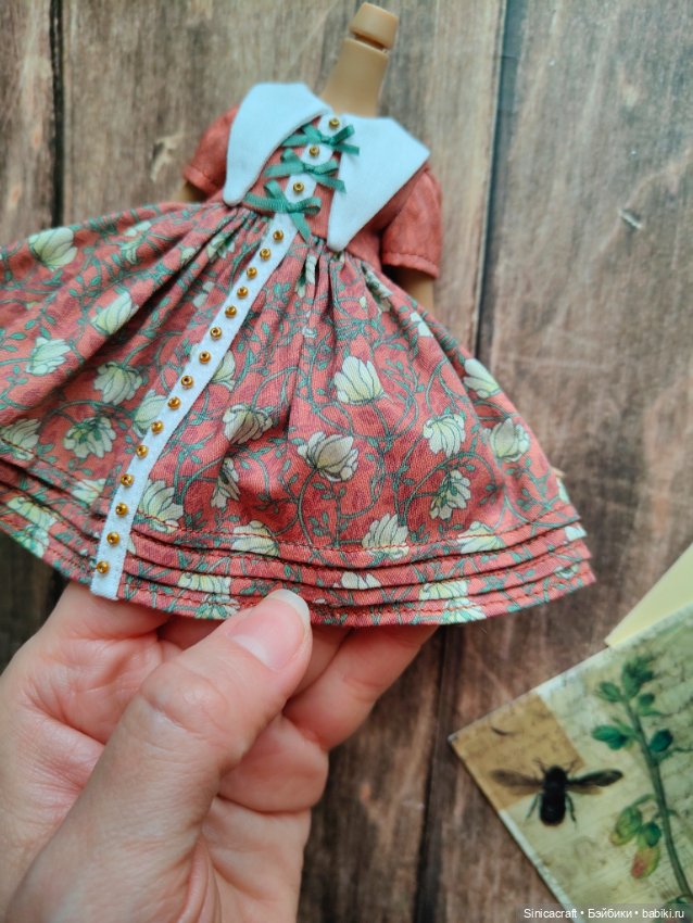 Одежда для кукол 1/6 (Blythe, Pullip, Landoudou, Monsterhigh, Poppy Parker) - платье 12 (фото 3)