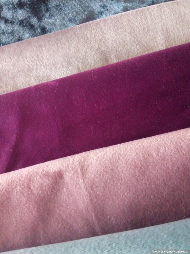 Лот велюра для кукольного рукоделия (фото 2)
