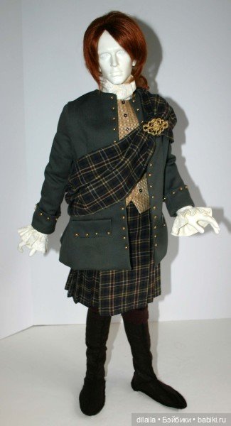 Выкройка PDF в натуральную величину / пиджак, жилет, килт для куклы Iplehouse 1/3 EID Male 70 см (фото 2)