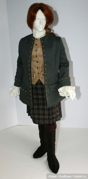 Выкройка PDF в натуральную величину / пиджак, жилет, килт для куклы Iplehouse 1/3 EID Male 70 см (фото 3)