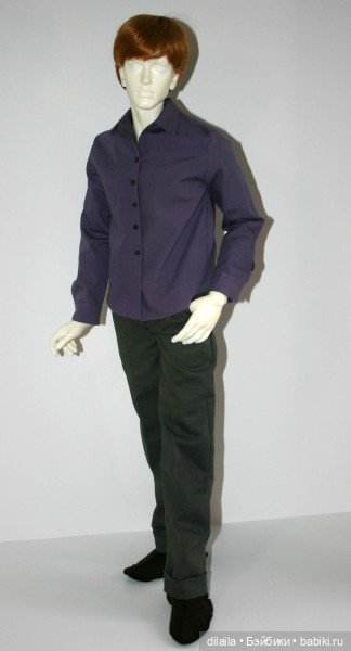 Выкройка PDF в натуральную величину / рубашка, джемпер, брюки для куклы Iplehouse 1/3 EID Male 70 см (фото 3)
