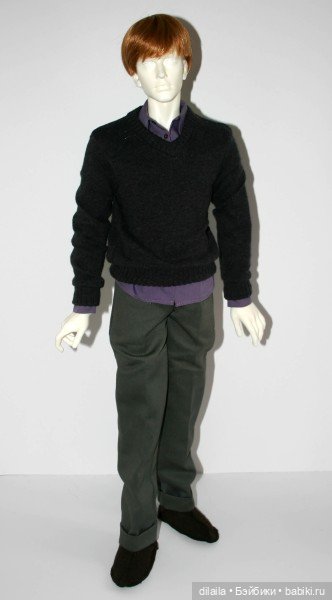 Выкройка PDF в натуральную величину / рубашка, джемпер, брюки для куклы Iplehouse 1/3 EID Male 70 см (фото 4)