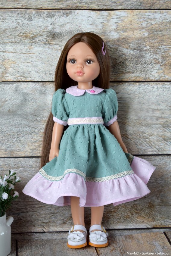 Комбинированное платье на Паола Рейна (фото 4)