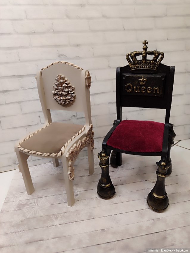 Деревянная мебель для кукол (фото 4)