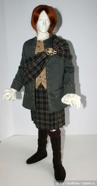 Выкройка PDF в натуральную величину / пиджак, жилет, килт для куклы Iplehouse 1/3 EID Male 70 см (фото 4)