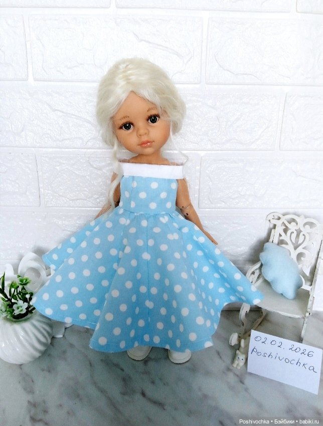 Платье для куклы Паола Рейна (фото 7)