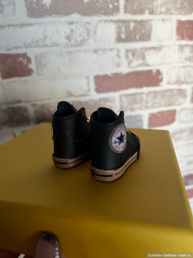 Конверсы для бжд из натуральной кожи (фото 4)