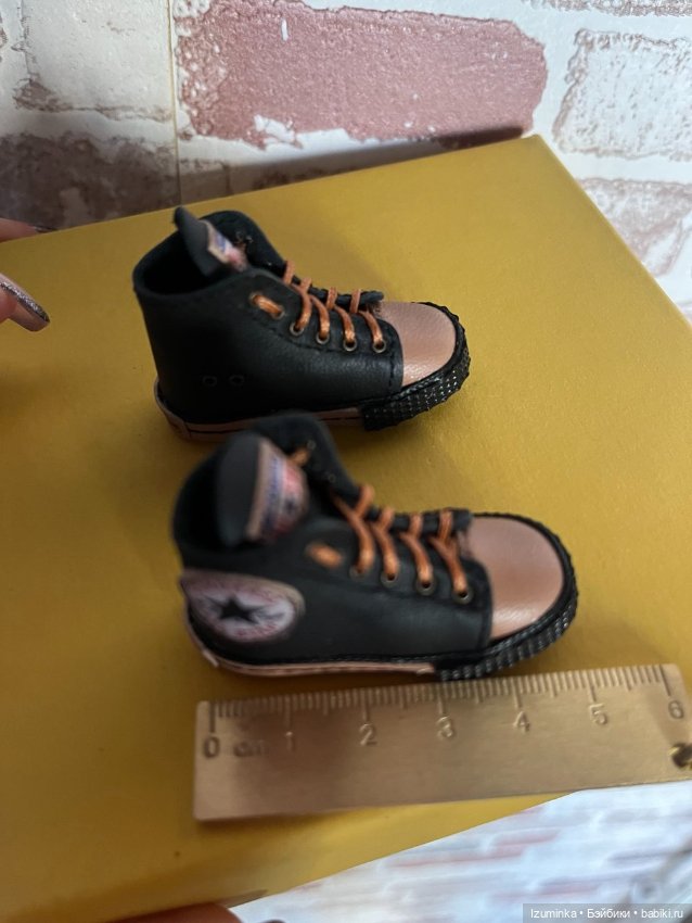 Конверсы для бжд из натуральной кожи (фото 7)