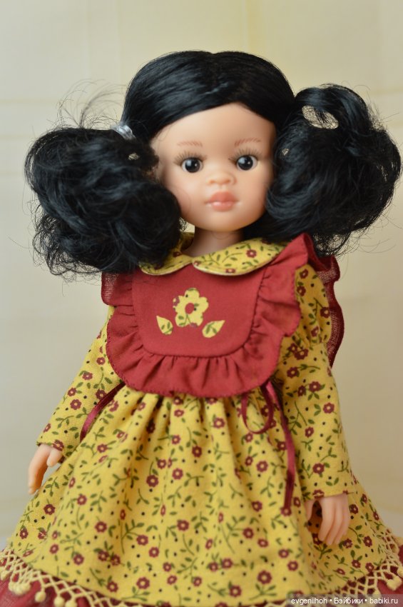 Платье из фланели для кукол Паола Рейна (фото 7)