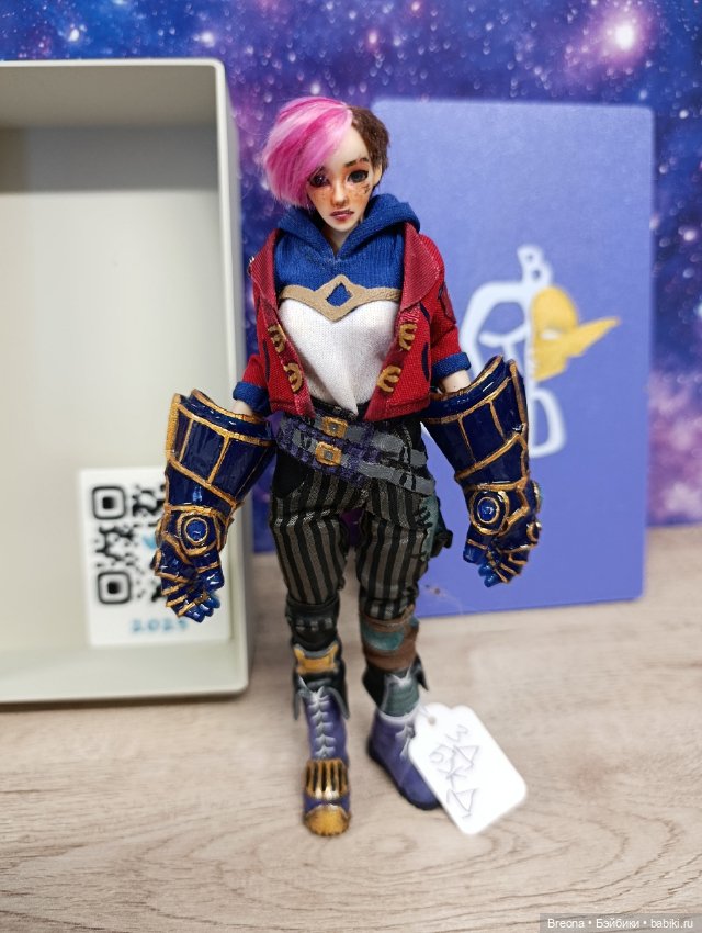 Вай (Vi) из Arcane — Авторские куклы (фото 3)