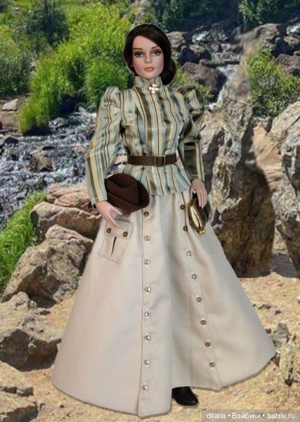 Выкройка PDF в натуральную величину / блузка и юбка для куклы 40 см Тоннер RTB101 и других похожих (фото 2)