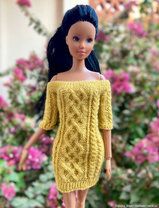 Платье с аранами для Барби