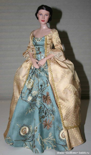 Выкройка PDF в натуральную величину / историческое платье для кукол 40 см Тоннер RTB101 и похожих (фото 4)